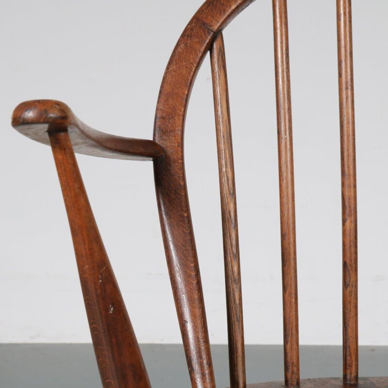 Vintage rocking chair in oak