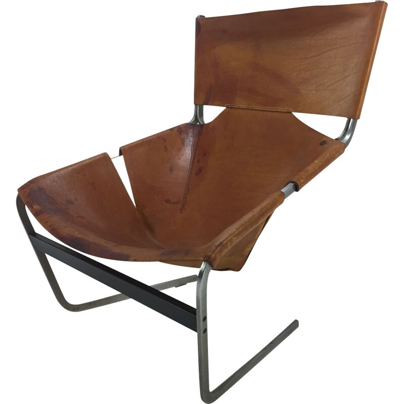 Fauteuil lounge vintage F444 par Pierre Paulin pour Artifort