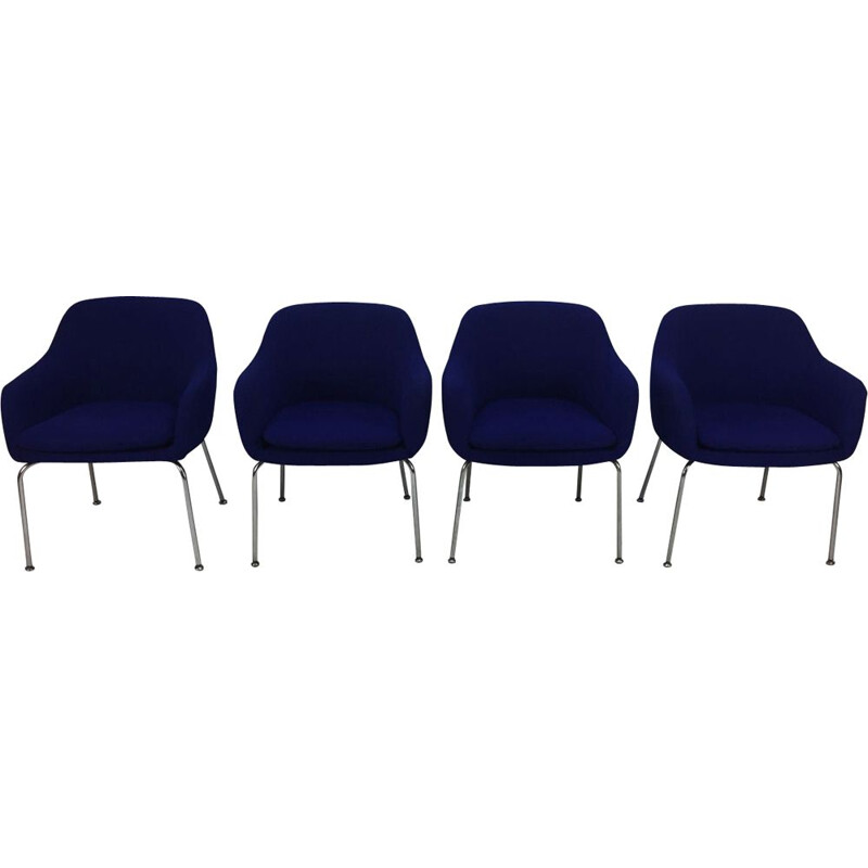Vintage set of 4 easy chairs for Artifort