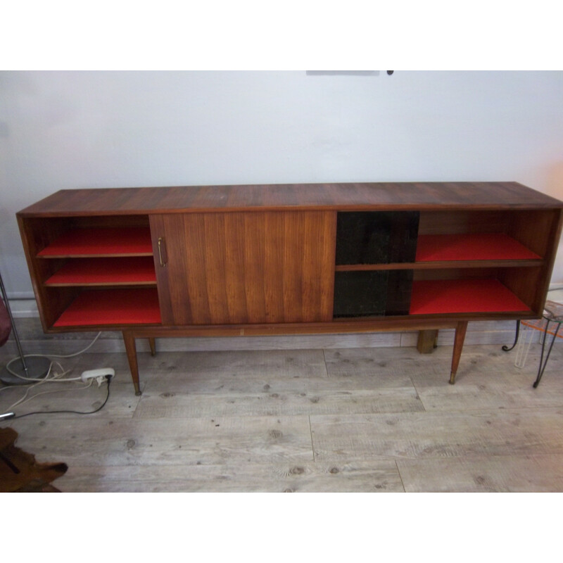 Vintage Scandinavian sideboard in wood