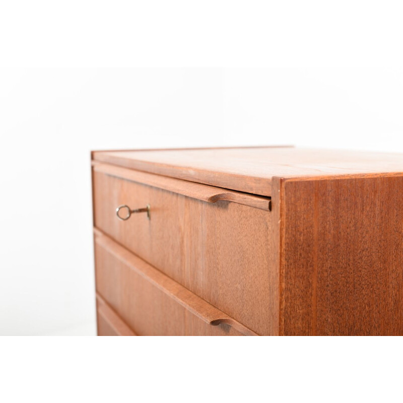 Vintage Danish chest of drawers in teak