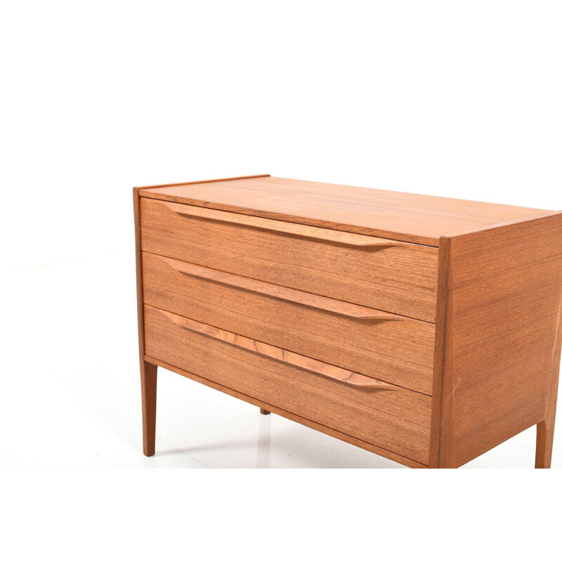 Vintage Danish chest of drawers in teak by Aksel Kjersgaard