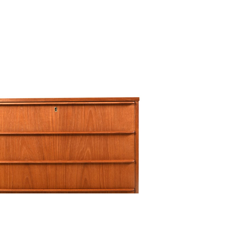 Vintage Scandinavian chest of drawers in teak