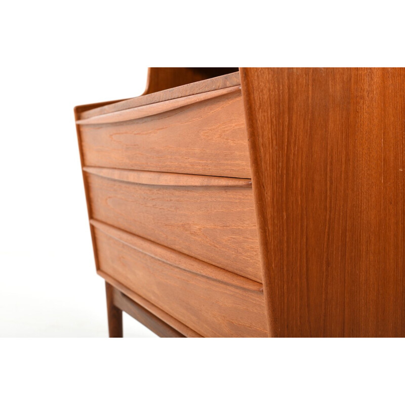 Vintage Danish secretary in teak