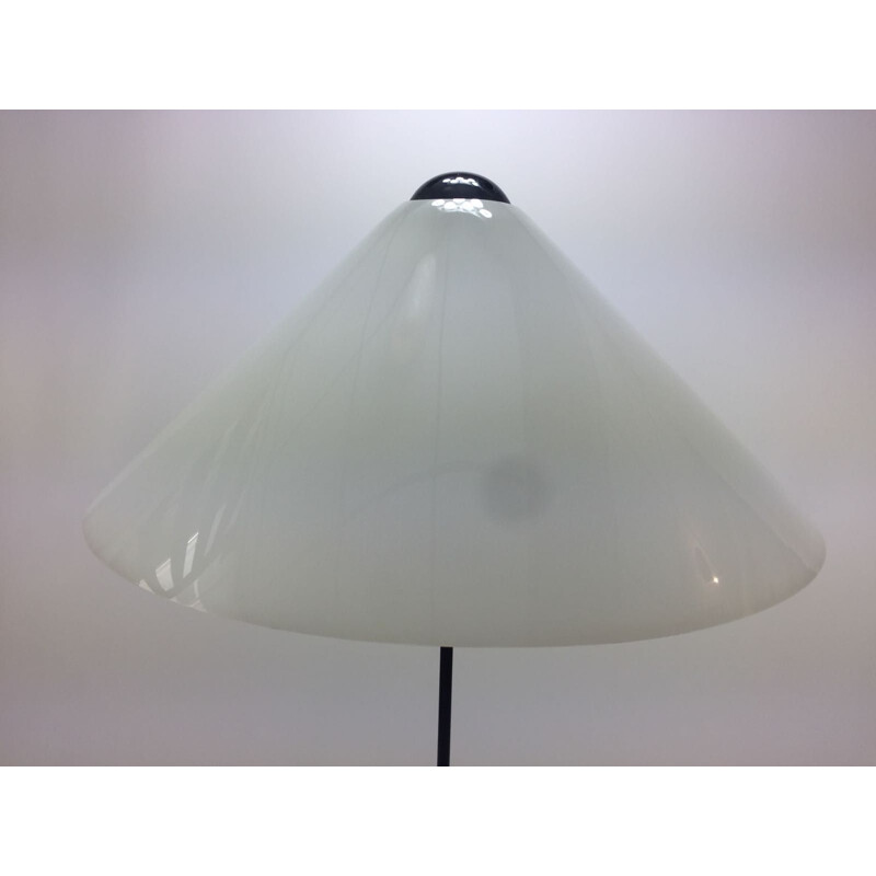 Vintage Italian floor lamp "Snow" by Vico Magistretti for O-Luce