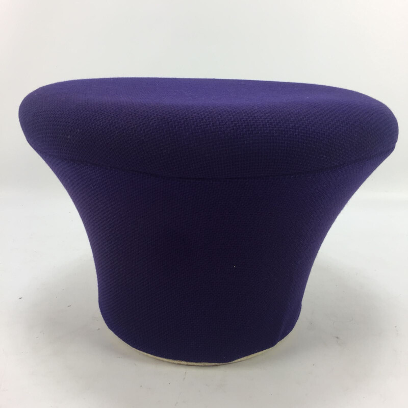 Vintage purple "mushroom" pouf by Pierre Paulin for Artifort