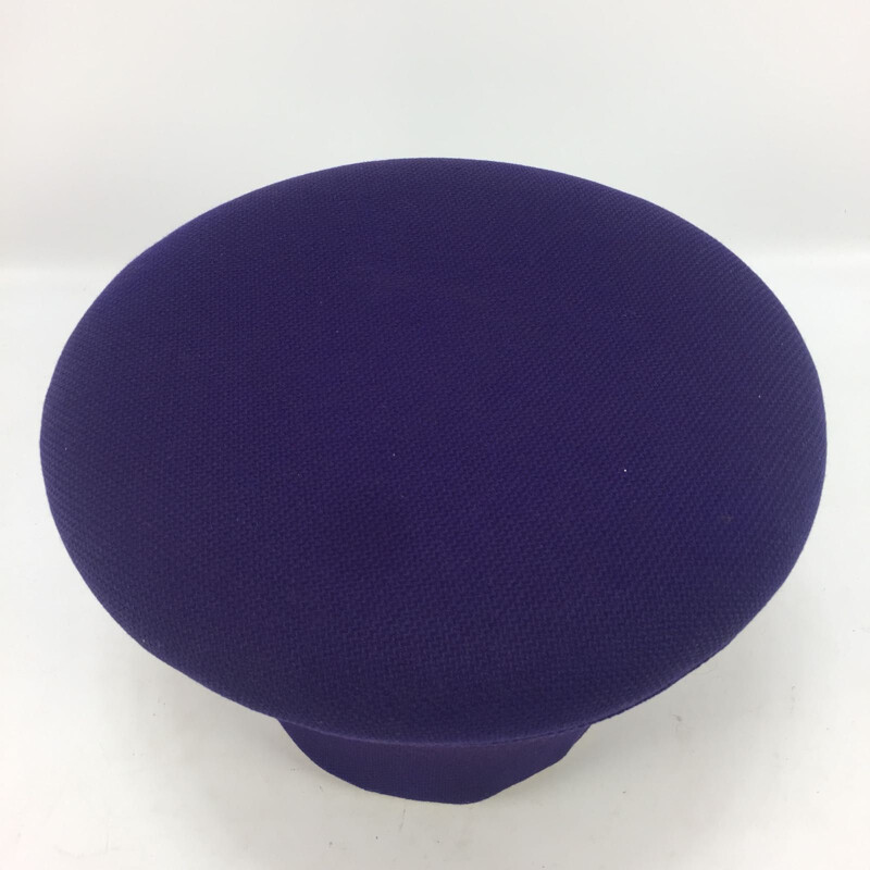 Vintage purple "mushroom" pouf by Pierre Paulin for Artifort