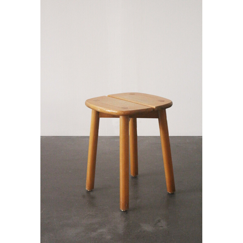 Vintage set of 4 stools by Pierre Gautier Delaye