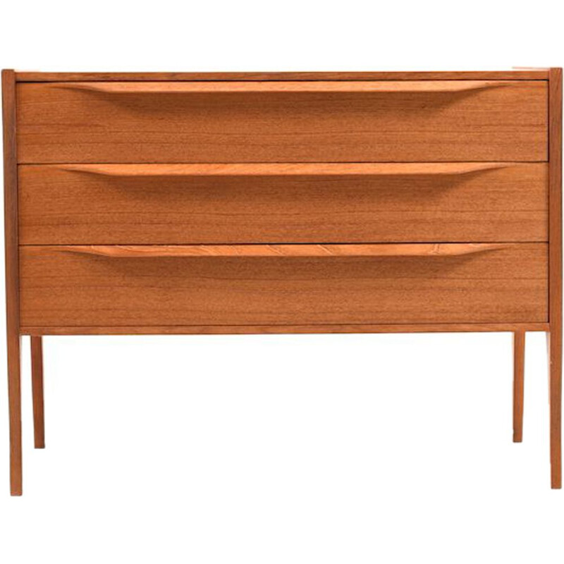 Vintage Danish chest of drawers in teak by Aksel Kjersgaard