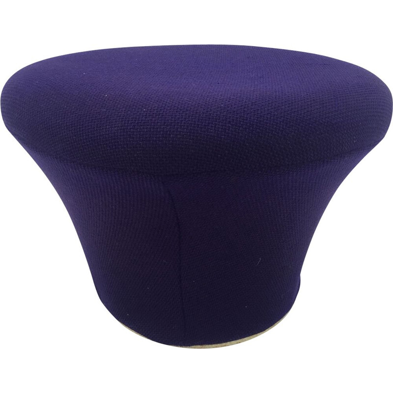 Vintage purple "mushroom" pouf by Pierre Paulin for Artifort