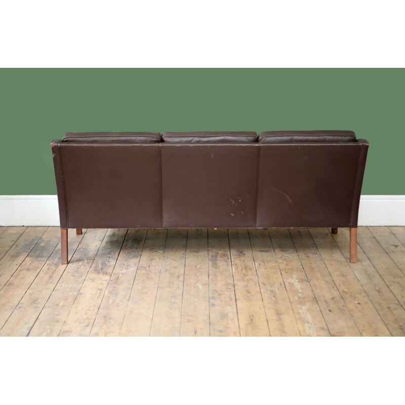 Vintage Scandinavian 3-seater sofa by Borge Mogensen