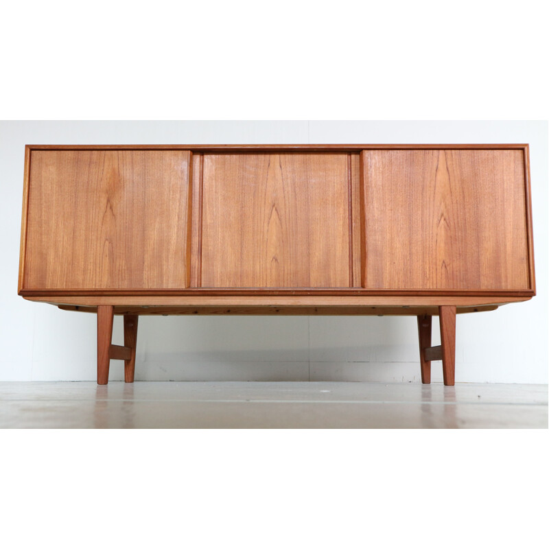 Vintage Danish sideboard in teak by E.W. Bach for France & Son