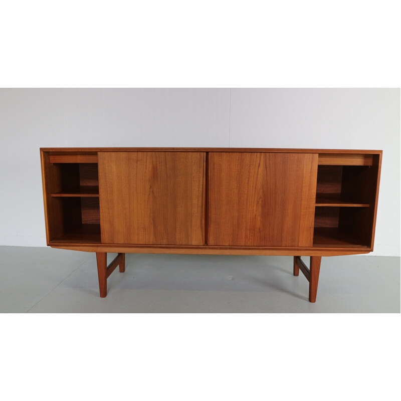 Vintage Danish sideboard in teak by E.W. Bach for France & Son