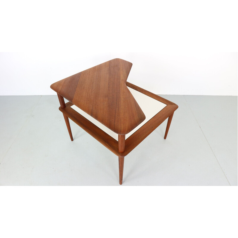 Vintage side table in teak by Peter Hvidt & Orla Mølgaard-Nielsen for France & Son