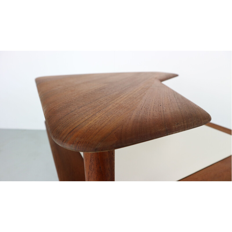 Vintage side table in teak by Peter Hvidt & Orla Mølgaard-Nielsen for France & Son