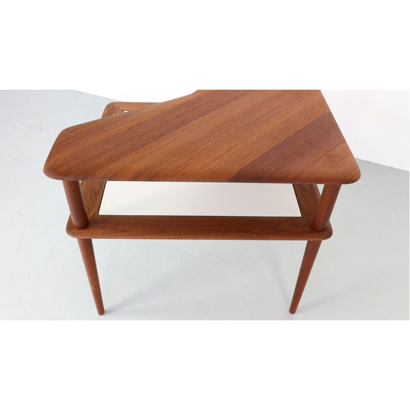 Vintage side table in teak by Peter Hvidt & Orla Mølgaard-Nielsen for France & Son