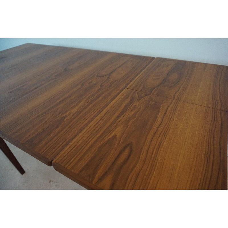 Vintage Dutch extendable dining table in teak by TopForm