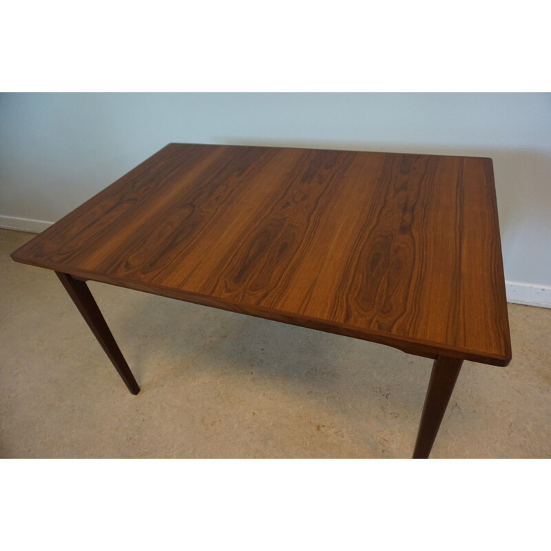 Vintage Dutch extendable dining table in teak by TopForm