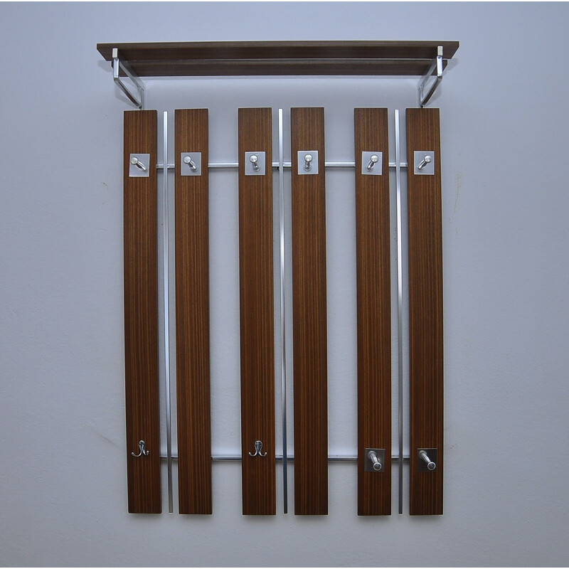 Vintage coat rack in walnut