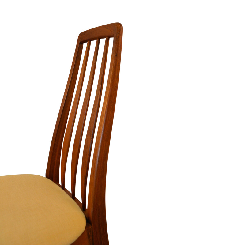 Set of 4 vintage Danish "Eva" chairs by Niels Koefoed