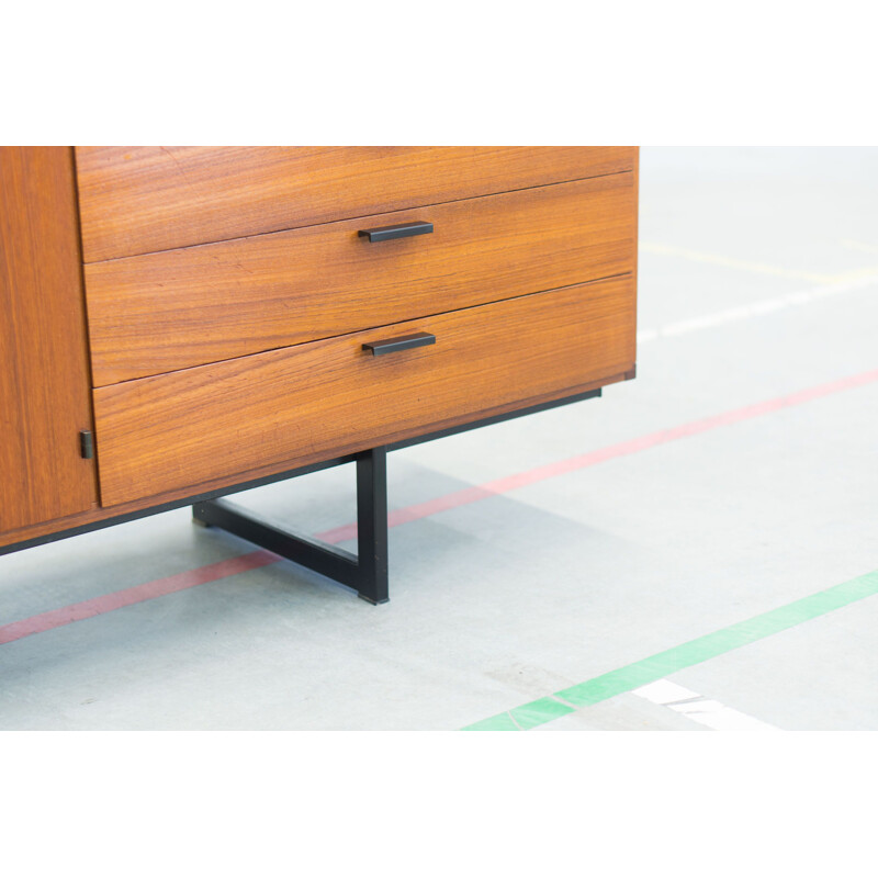 Vintage sideboard in teak by Cees Braakman for Pastoe 