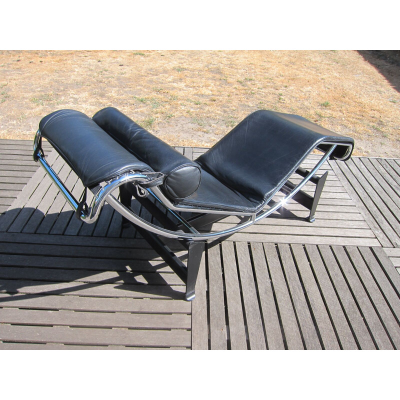 Chaise longue Lc4 vintage par Le Corbusier pour Cassina 