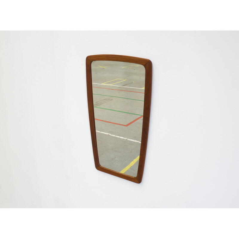 Vintage Danish mirror in teak 