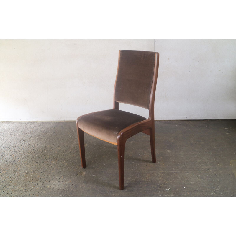 Set of 4 vintage dining chairs in teak by G Plan