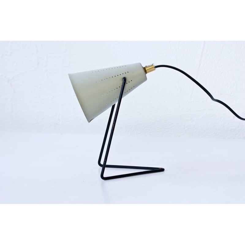 Lampe de table vintage suédoise en aluminium par ASEA