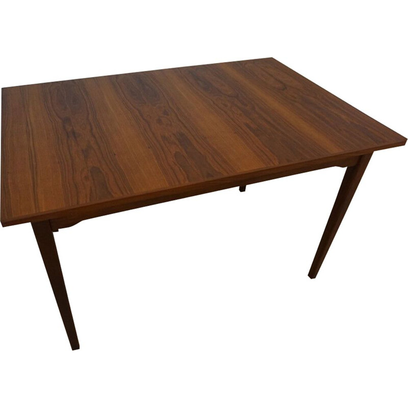 Vintage Dutch extendable dining table in teak by TopForm