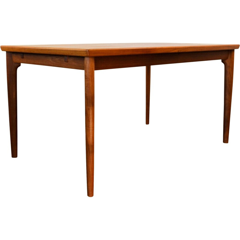 Vintage extendable dining table in teak by Grete Jalk