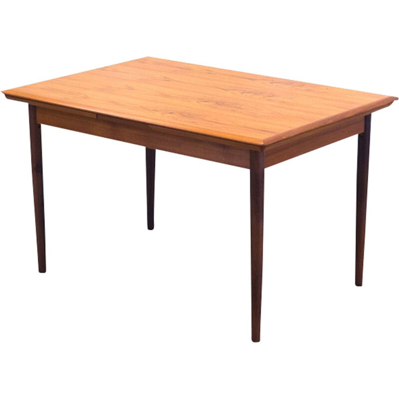Vintage extendable dining table in teak 