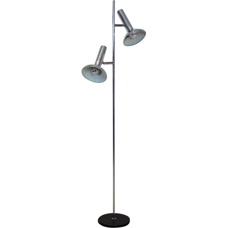 Vintage floor lamp in chrome by Erwi