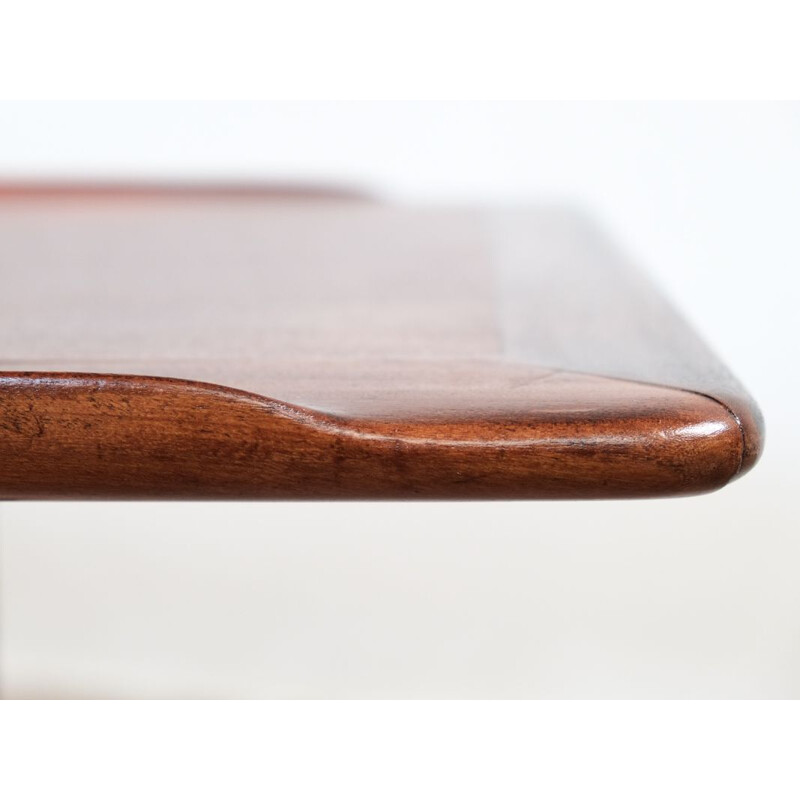 Vintage Danish coffee table in teak with raised edge
