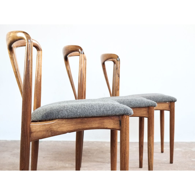 Vintage set of 6 "Juliane" chairs by Johannes Andersen for Uldum