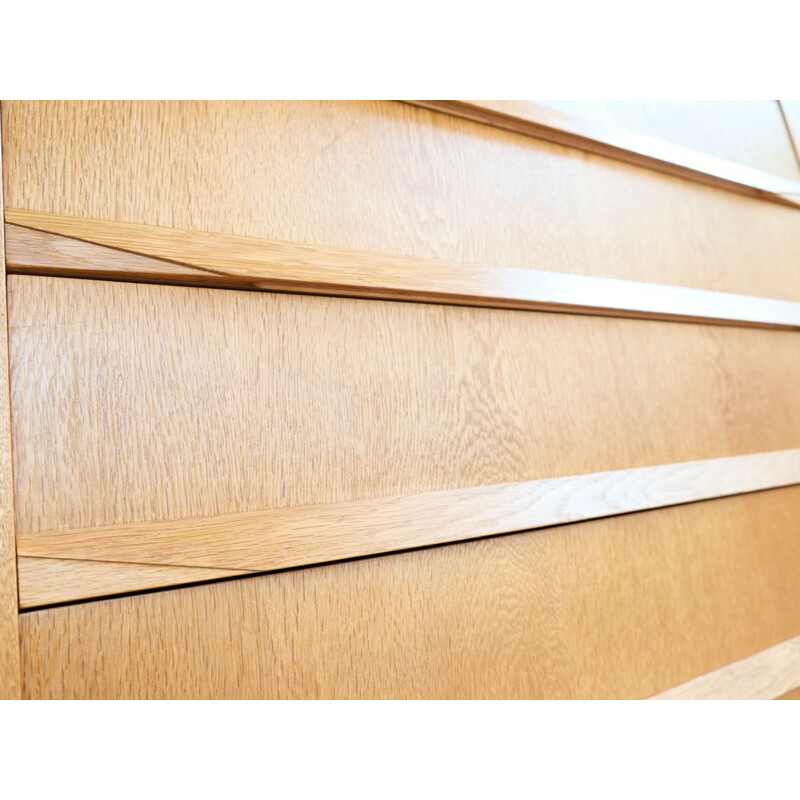 Vintage Danish chest of 6 drawers in oak