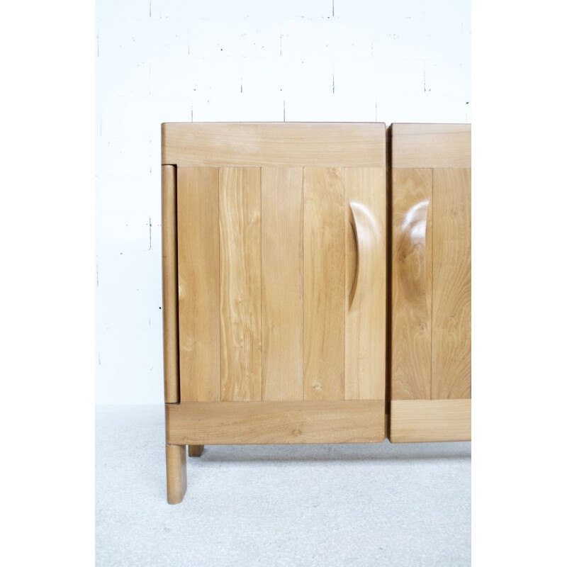 Vintage highboard in solid elmwood by Regain