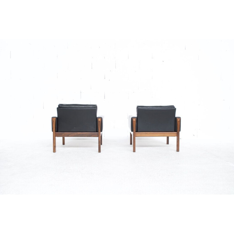 Set of 2 vintage "AP-62" armchairs by Hans Wegner