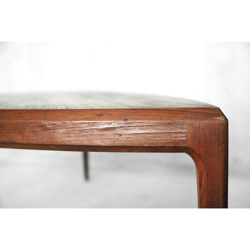 Vintage coffee table in rosewood by Johannes Andersen for CFC Silkeborg