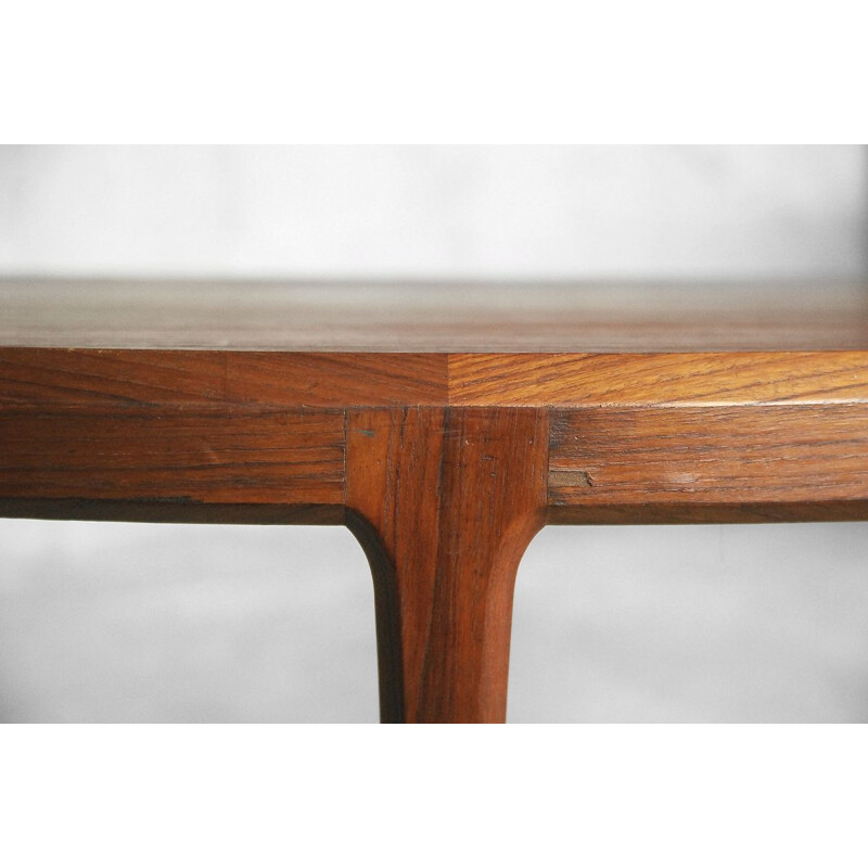 Vintage coffee table in rosewood by Johannes Andersen for CFC Silkeborg