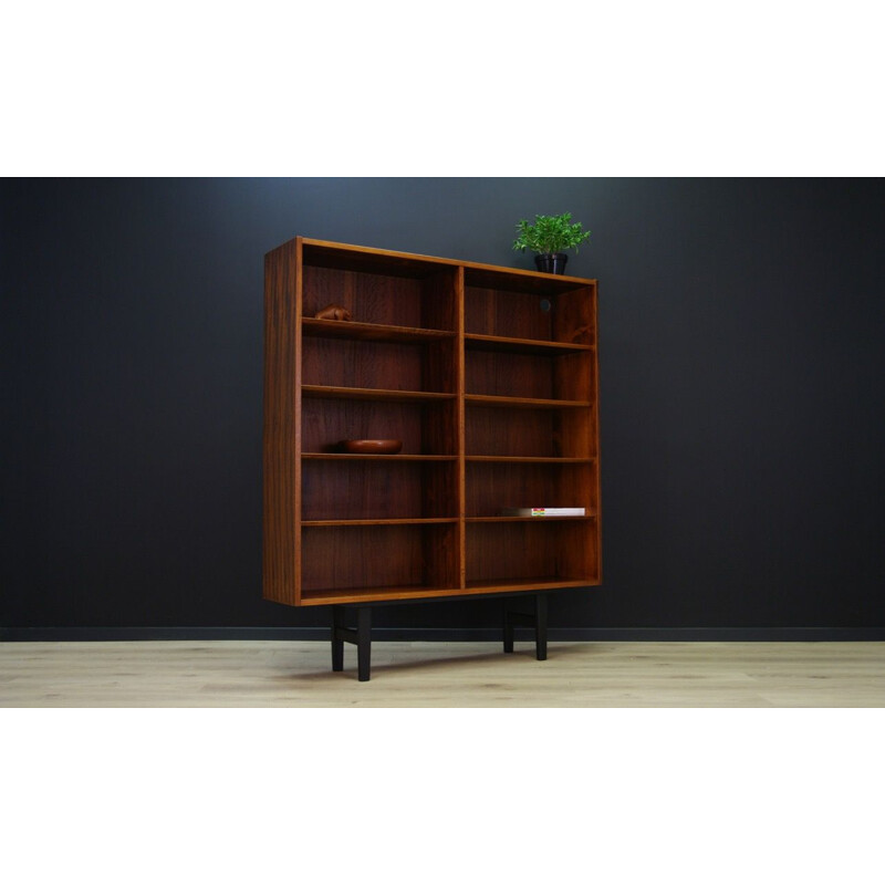 Vintage Danish bookcase in rosewood by Poul Hundevad