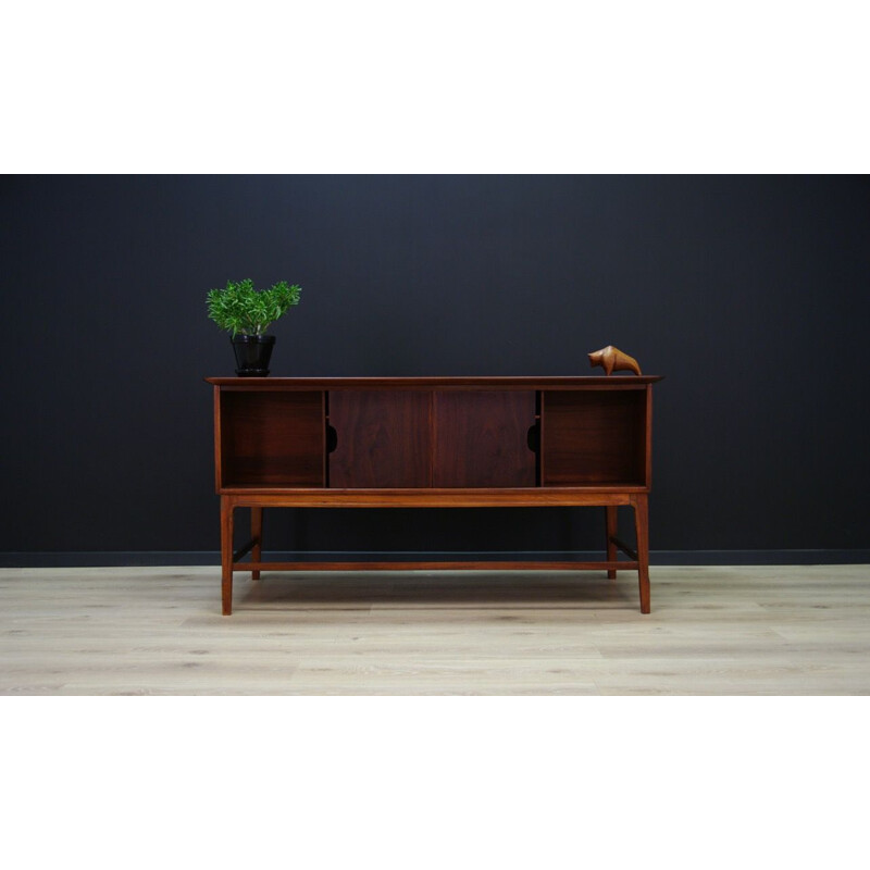 Bureau vintage scandinave en acajou