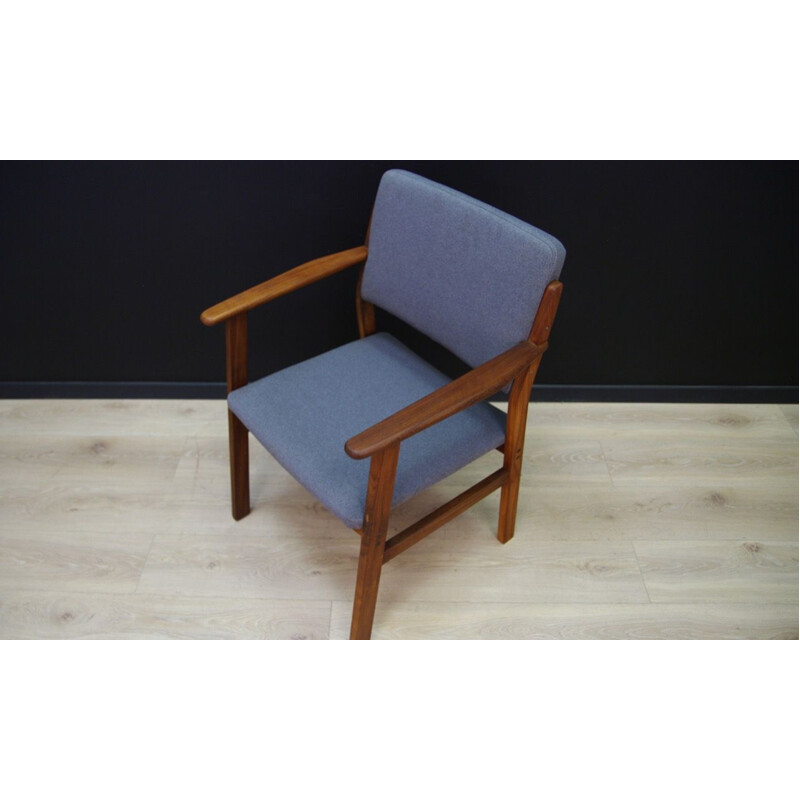 Vintage Danish grey armchair