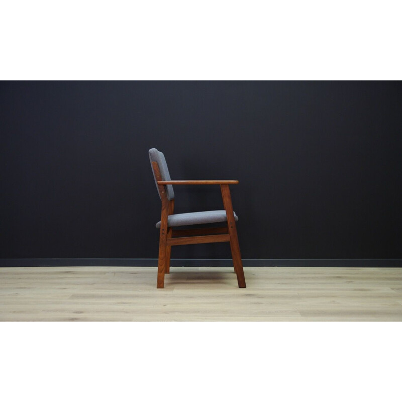 Vintage Danish grey armchair