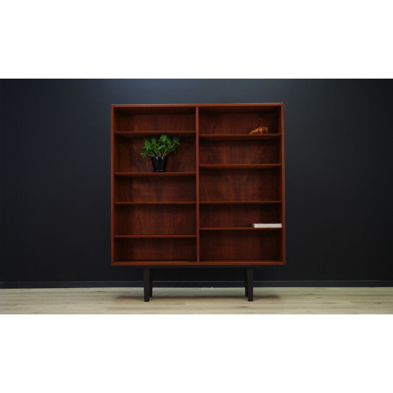 Vintage Danish bookcase in teak by Poul Hundevad