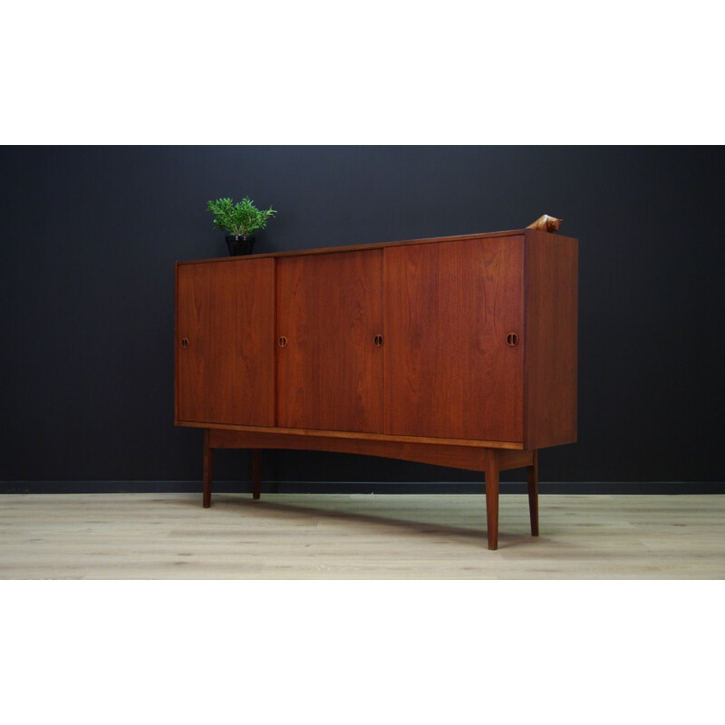 Vintage Danish highboard in teak