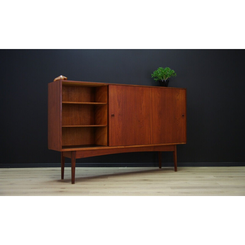 Vintage Danish highboard in teak