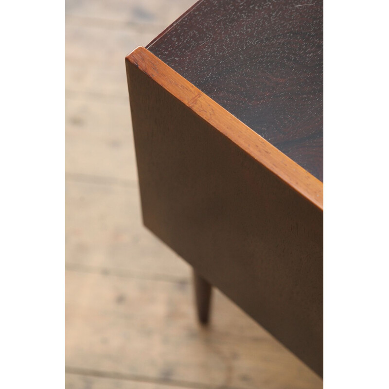 Vintage Danish bedside table in rosewood 