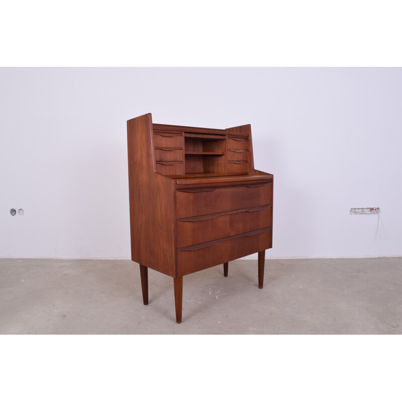 Vintage Danish secretary in teak