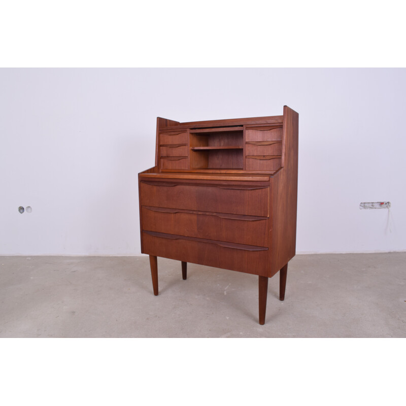 Vintage Danish secretary in teak